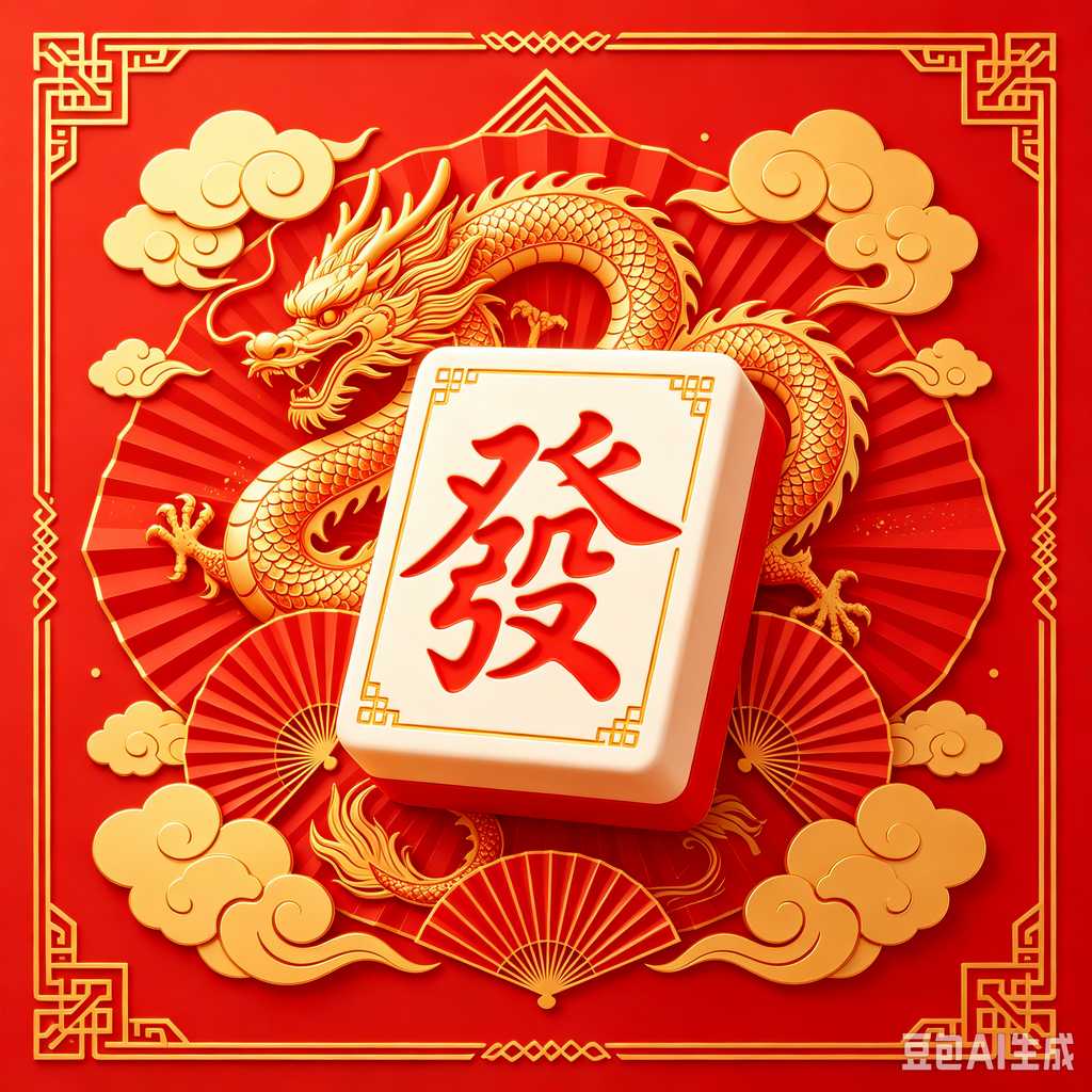 modern color mahjong tiles