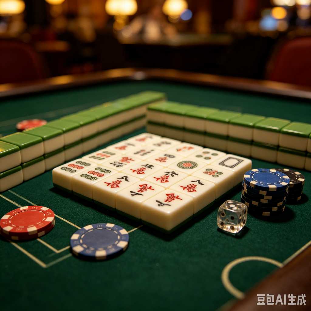 modern text mahjong tiles